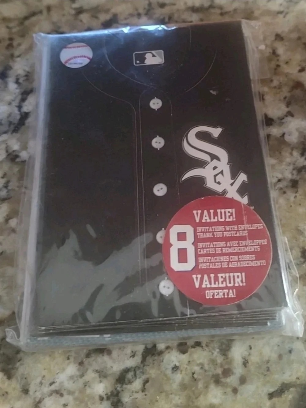 Chicago White Sox MLB Pro Baseball Sports Party Invitations & Thank You Notes